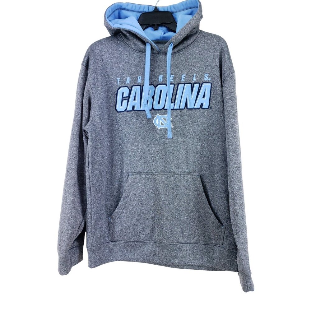 Champion Tarheels Hooded Sweatshirt Men's Size Medium Gray